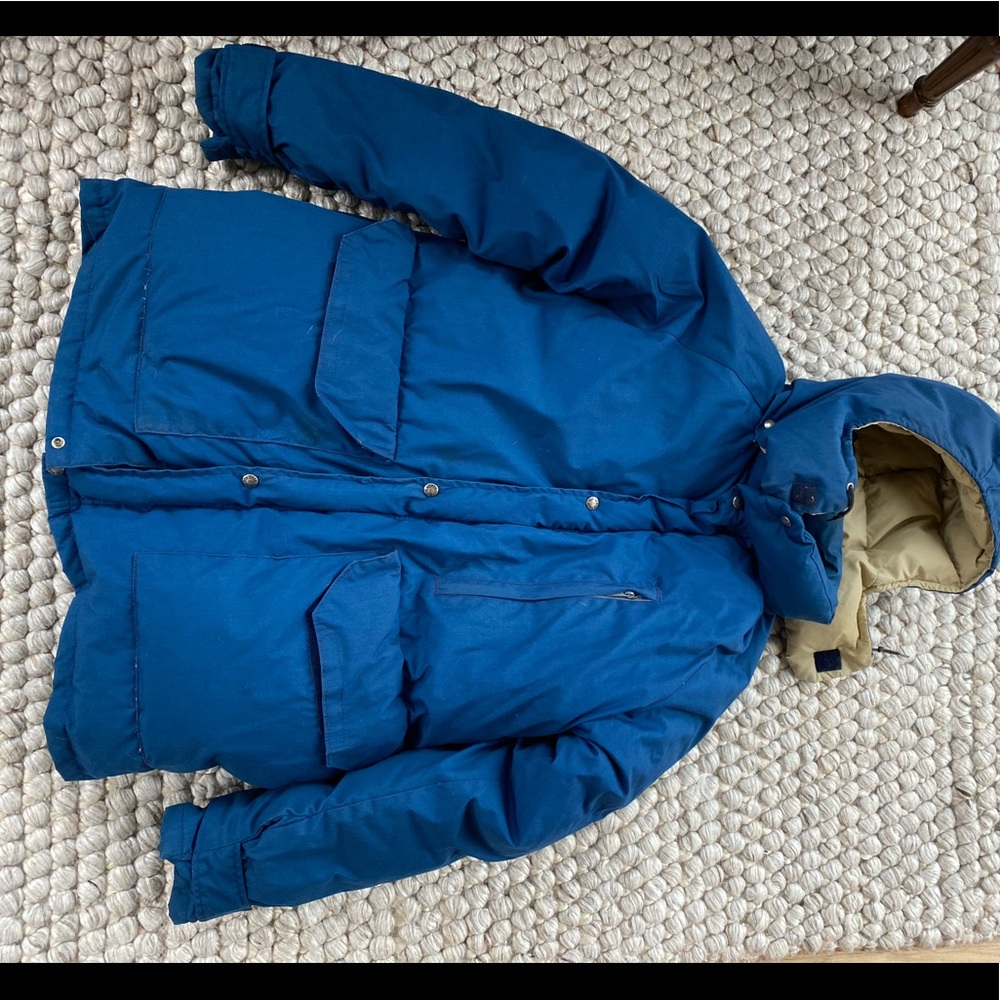 Vintage brown label North Face Down filled parka
